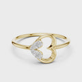 Elara Diamond Heart Ring