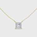 Avenor Princess Cut Diamond Solitaire Pendant