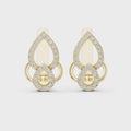 Aurelia Pavé Teardrop Huggie Earrings