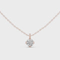 Elara Round Diamond Solitaire Pendant