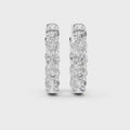 Aurora Diamond Inside-Out Huggie Hoop Earrings