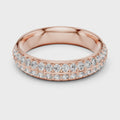 Elaris Double Row Diamond Ring