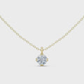 Elara Round Diamond Solitaire Pendant