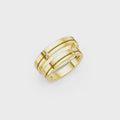 Elian Diamond Wedding Band Set