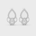 Aurelia Pavé Teardrop Huggie Earrings