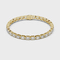 Lumière Emerald Cut Diamond Tennis Bracelet