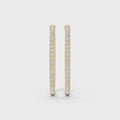 Eternal Pavé Diamond Hoop Earrings