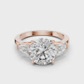 Elara Round Diamond Three-Stone Ring
