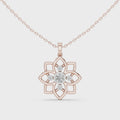 Amara Diamond Lotus Pendant