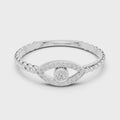 Evelisse Evil Eye Round Diamond Ring