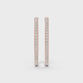 Eternal Pavé Diamond Hoop Earrings