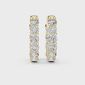 Aurora Diamond Inside-Out Huggie Hoop Earrings