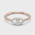 Evelisse Evil Eye Round Diamond Ring