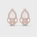 Aurelia Pavé Teardrop Huggie Earrings
