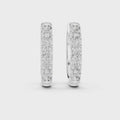 The Celeste Diamond Huggie Hoop Earrings