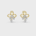 Amelie Diamond Floral Stud Earrings