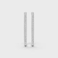 Eternal Pavé Diamond Hoop Earrings