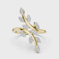 Sylvie Diamond Leaf Ring