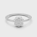 Fleuria Diamond Flower Ring