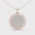 Celestia Diamond Medallion Pendant